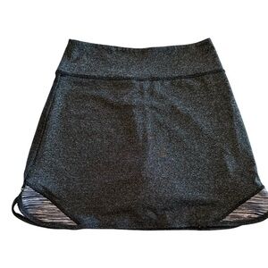 East Hong Golf Tennis Skort Medium Charcoal Gray Black Activewear Mini Skirt